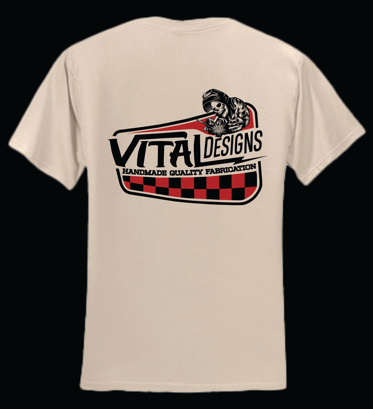 Vital Designs Vintage Skull T-Shirt