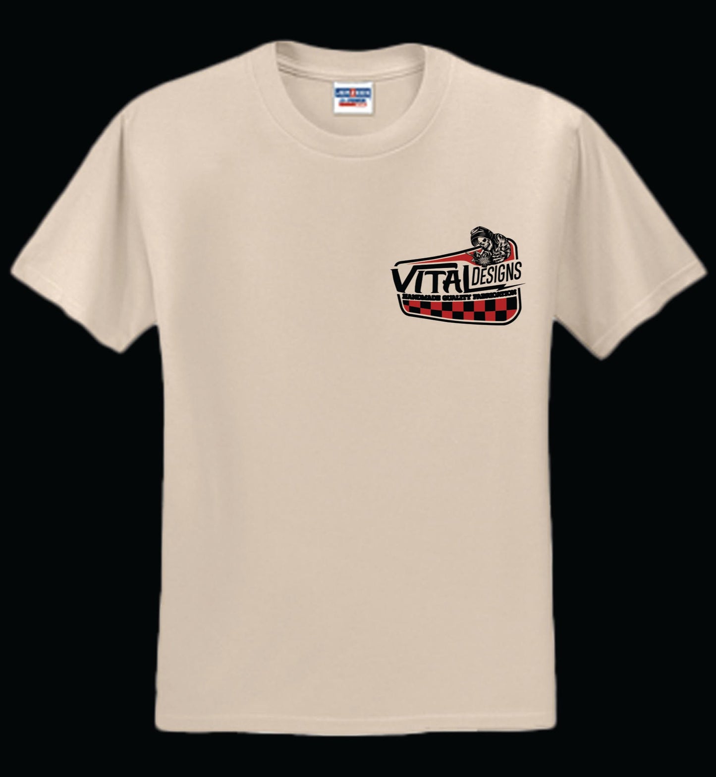 Vital Designs Vintage Skull T-Shirt
